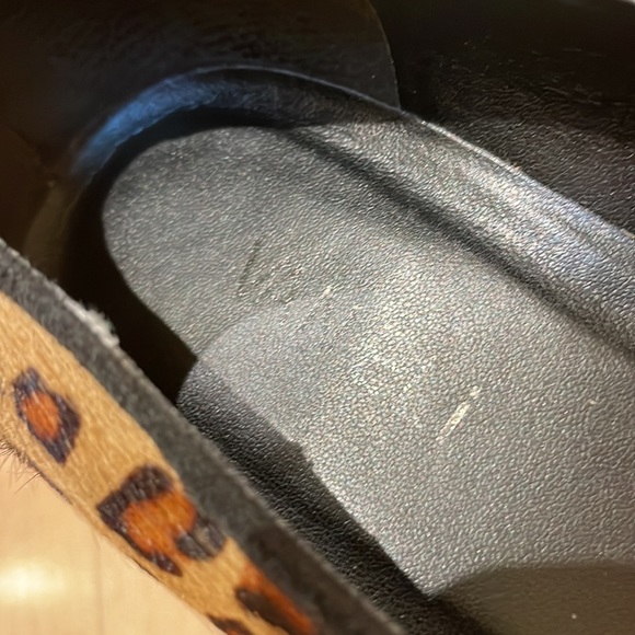 VAN ELI Real fur LEOPARD PRINT PUMPS! size 9 - Picture 7 of 9